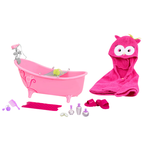 Our Generation Owl Be Relaxing Bathtub Set for 18" Doll