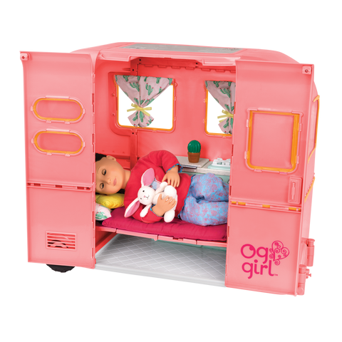 Our Generation R.V. Seeing You Camper Pink for 18" Dolls