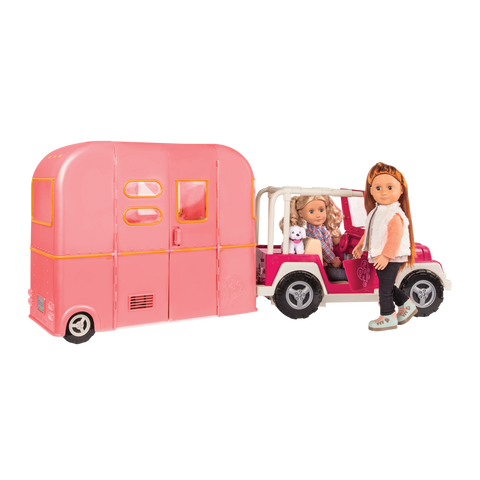 Our Generation R.V. Seeing You Camper Pink for 18" Dolls