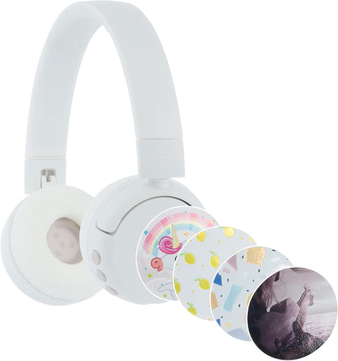 Buddyphones Popfun Snow White Wireless Headphones