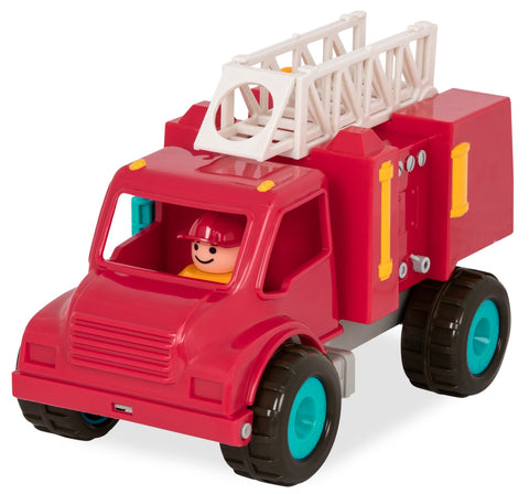 Battat Fire Engine Toy Fire Truck & Firefighters