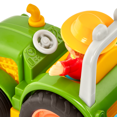 Battat Farming Fun Tractor With Lights & Sounds