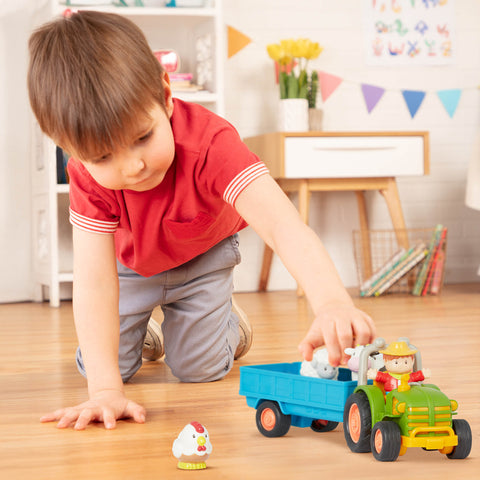 Battat Farming Fun Tractor With Lights & Sounds