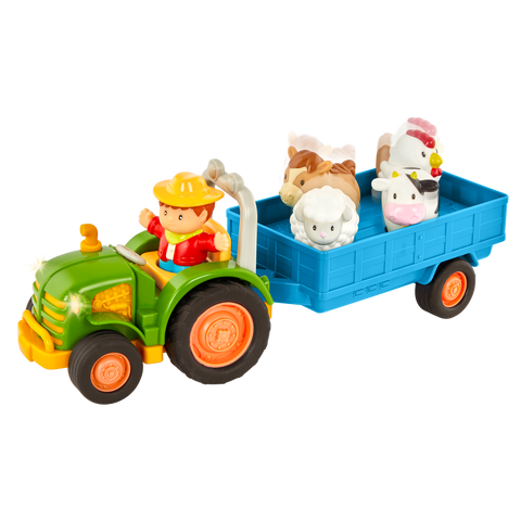 Battat Farming Fun Tractor With Lights & Sounds