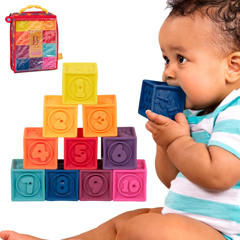 B. One Two Squeeze Baby Building Blocks