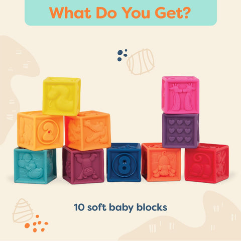 B. One Two Squeeze Baby Building Blocks