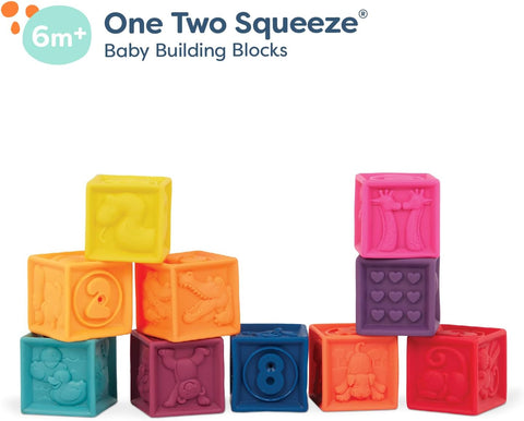 B. One Two Squeeze Baby Building Blocks