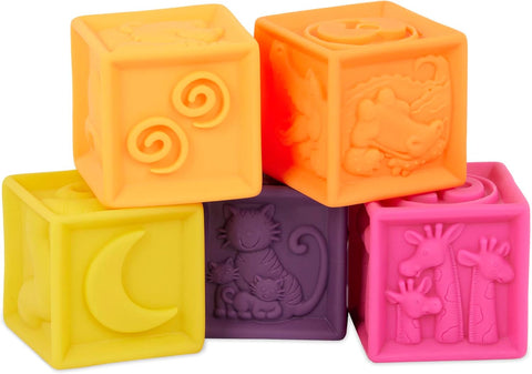 B. One Two Squeeze Baby Building Blocks