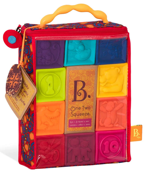 B. One Two Squeeze Baby Building Blocks