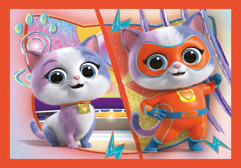 Clementoni SuperColor 4 in 1 Disney Super Kitties Puzzle 12, 16, 20, 24 Pieces