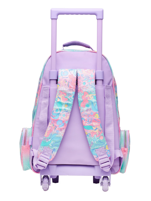 Smiggle Disney Princess Trolley Backpack With Light Up Wheels 52cm