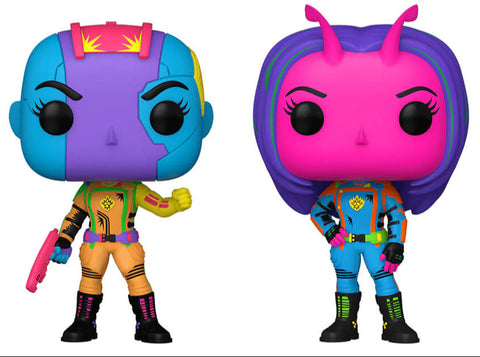 Funko Pop! Marvel: Guardians of the Galaxy 3 Nebra & Mantis (Black Light)
