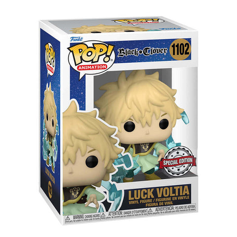 Funko Pop! Animation Black Clover Luck Voltia Glow in the Dark Exclusive