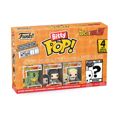 Funko Pop! Dragon Ball Z Cell (First Form) Bitty Pop! Mini-Figure 4-Pack Specialty Series