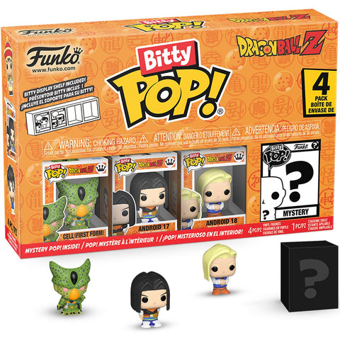 Funko Pop! Dragon Ball Z Cell (First Form) Bitty Pop! Mini-Figure 4-Pack Specialty Series
