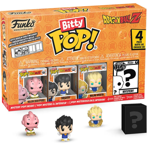 Funko Pop! Dragon Ball Z Kid Buu Bitty Pop! Mini-Figure 4-Pack Specialty Series