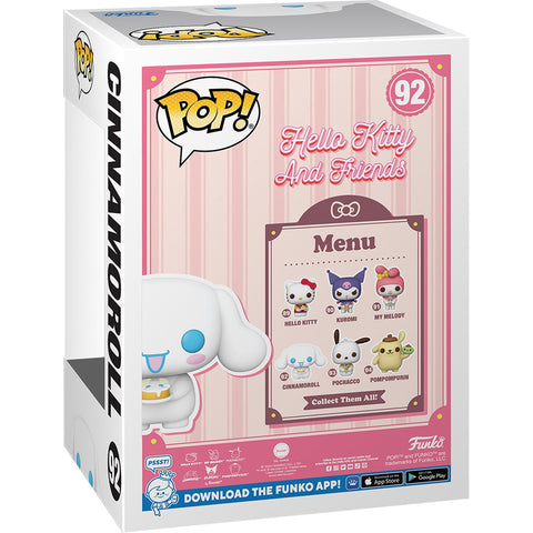 Funko Pop! Hello Kitty and Friends Cinnamoroll with Dessert