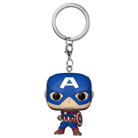 Funko Pocket Pop! Marvel New Classics Captain America Key Chain