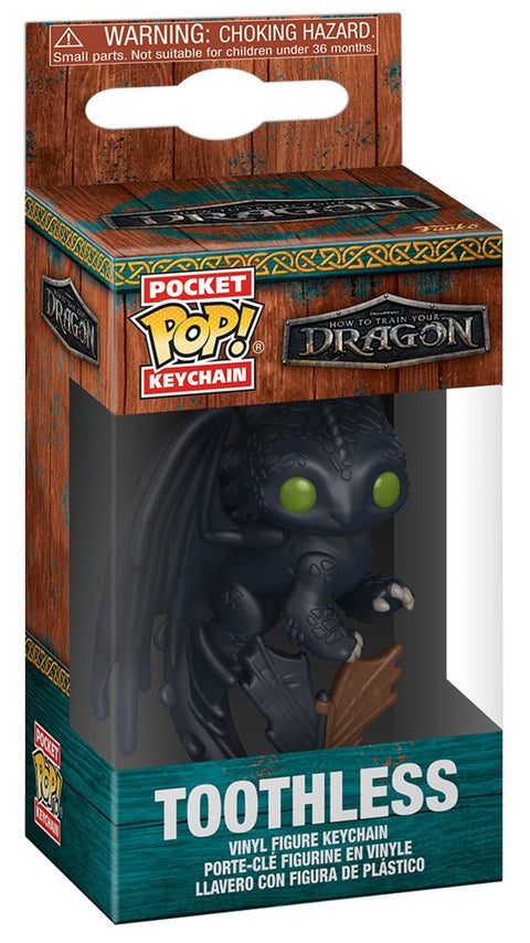 Funko Pocket Pop! How to Train Your Dragon Live Action Toothless Key Chain
