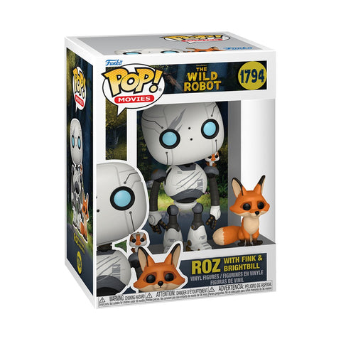 Funko Pop! The Wild Robot Roz with Fink & Brightbill