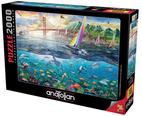Anatolian Puzzle Frisco Bay Bridge 2000 Pieces