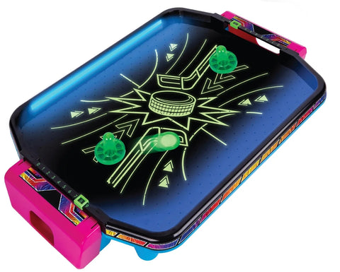 Ambassador Games Electronic Arcade Air Hockey Hyper Neon Series