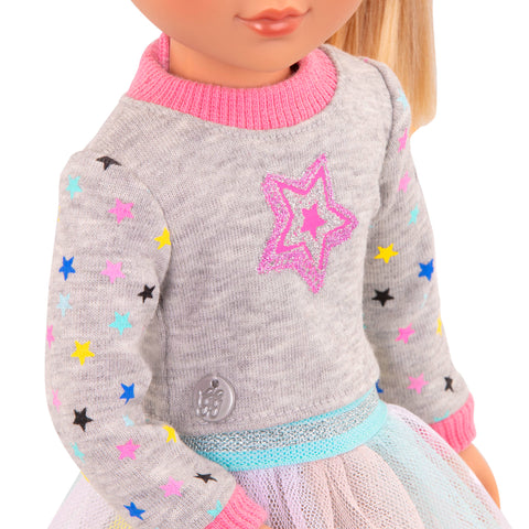 Glitter Girls Shine Bright! Star Sweater Outfit for 36cm Dolls