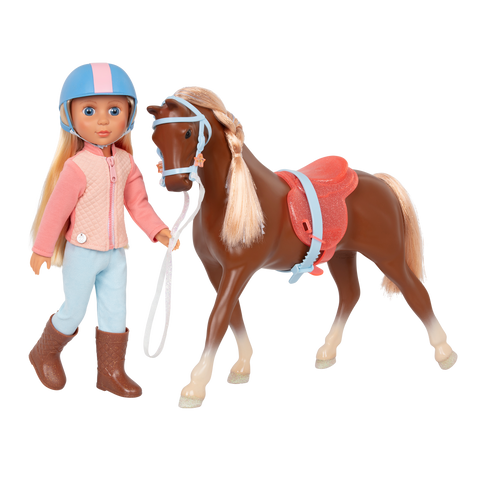 Glitter Girls Milla & Milkyway Poseable 36cm Doll with Horse