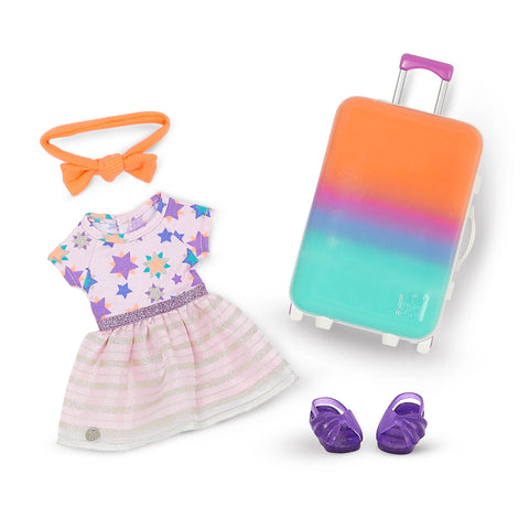 GG Suitcase Travel & Fashion Accessory Set for 36cm Dolls