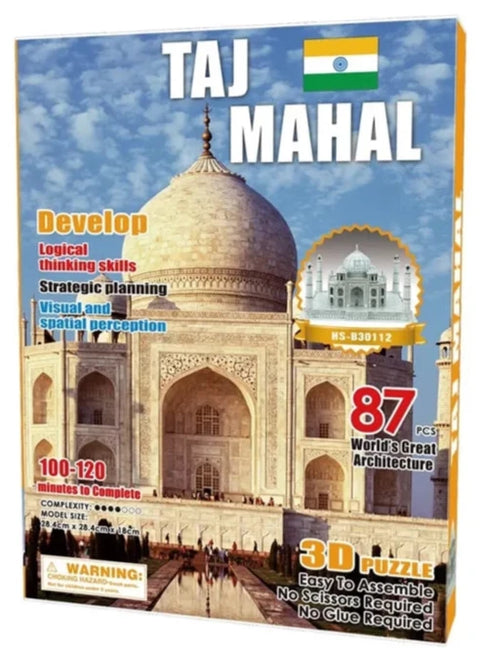 Magic Puzzle Taj Mahal 3D Puzzle 89 Pieces