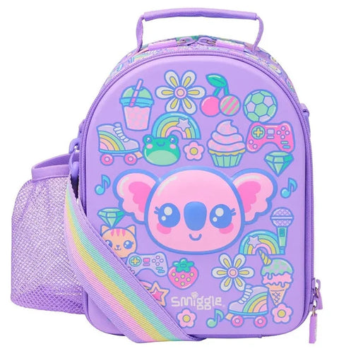 Smiggle Curious Lilac Junior Character Backpack 38cm School Set