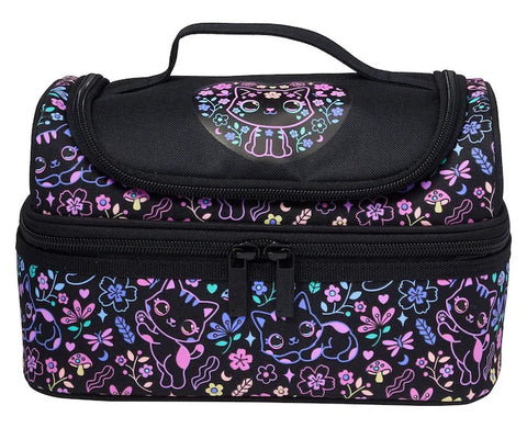 Smiggle Black Eclipse Classic Attach Backpack 42cm School Set
