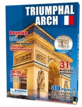 Magic Puzzle Triumphal Arch 3D Puzzle 31 Pieces