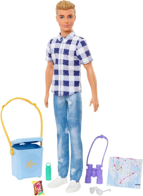 Barbie Blonde Ken Doll It Takes Two Camping Set
