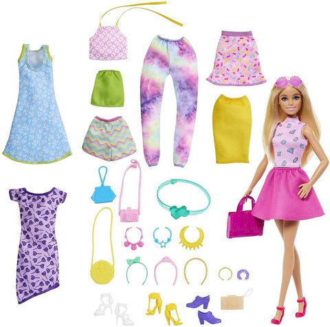 Barbie Clothes and Doll, Mix-and-Match Fashions and Accessories
