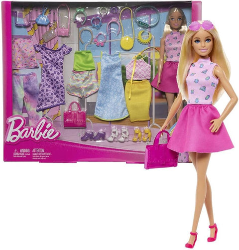 Barbie Clothes and Doll, Mix-and-Match Fashions and Accessories