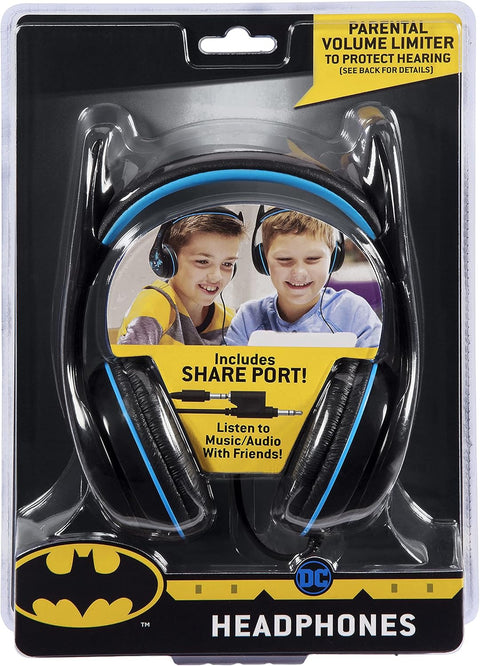 Kiddesign Youth Headphones Batman With Share Port