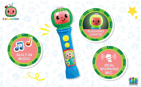 KIDDESIGNS Cocomelon Sing-Along Microphone Cocomelon