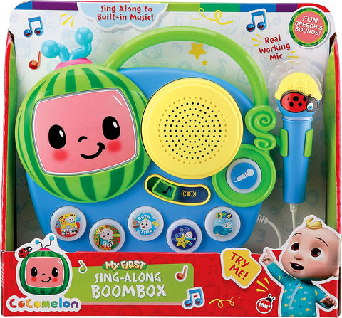 KIDDESIGNS Cocomelon My First Sing-Along Boombox