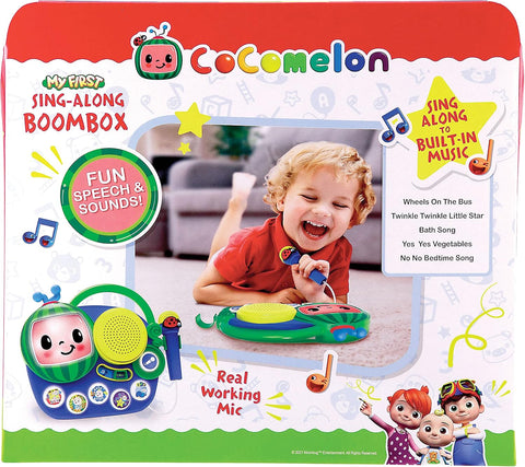 KIDDESIGNS Cocomelon My First Sing-Along Boombox