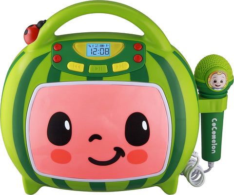 KIDDESIGNS Cocomelon Bluetooth Sing-Along Karaoke Player