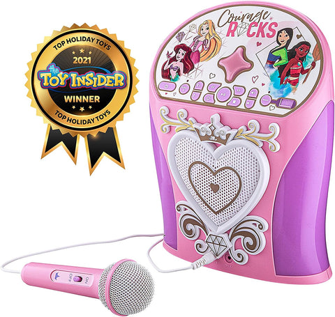 KIDDESIGNS Disney Princess Bluetooth Mp3 Karaoke With Microphone