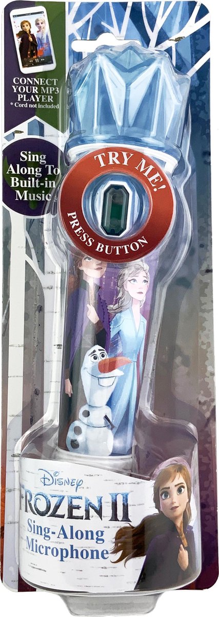 KIDDESIGNS Disney Frozen 2 Karaoke Sing Along Microphone