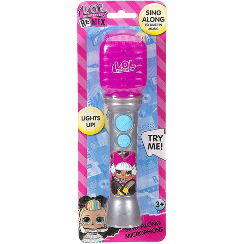 KIDDESIGNS LOL Surprise Sing-Along Karaoke Microphone