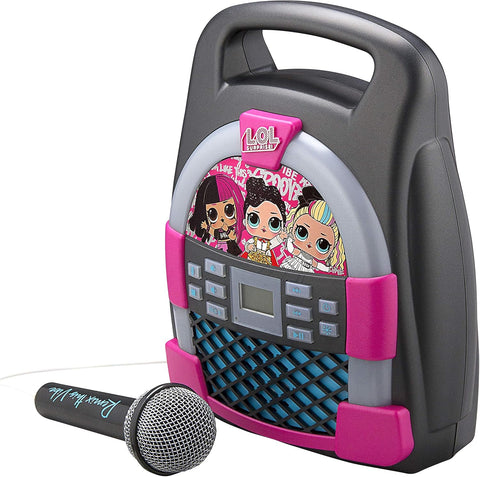 KIDDESIGNS LOL Surprise Bluetooth Mp3 Karaoke With Microphone