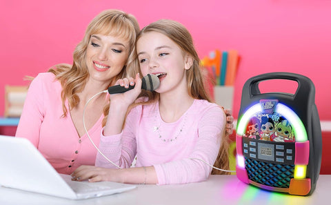 KIDDESIGNS LOL Surprise Bluetooth Mp3 Karaoke With Microphone