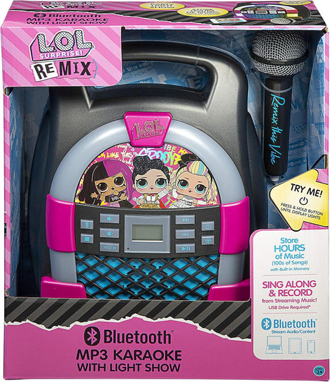 KIDDESIGNS LOL Surprise Bluetooth Mp3 Karaoke With Microphone