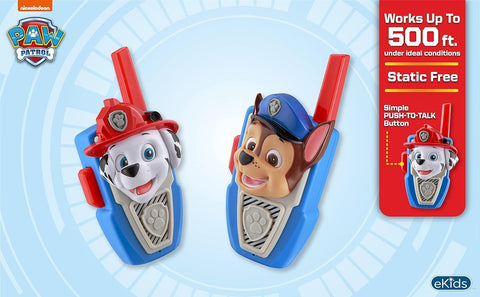 KIDDESIGNS Paw Patrol Mid Range Walkie Talkies