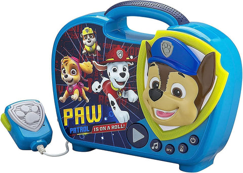 KIDDESIGNS Paw Patrol Sing Along Karaoke Boombox