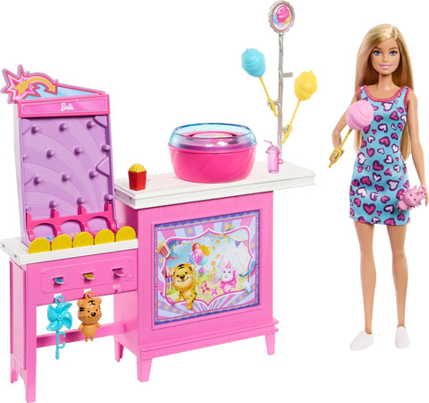 Barbie Mysteries: Beach Detectives Malibu Doll, Cotton Candy Game Playset & Accessories